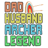 Dad Husband Archer Legend