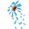 Prostate Cancer Awareness Sunflower