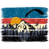 Sunset Summit Paraglide Retro