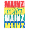 Mainz Germany City Font Skyline