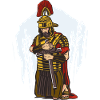 Roman Soldier with cross
