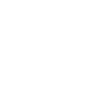 Haches et symbole viking blanc