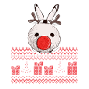 with antlers Christmas outfit