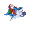 Santa Claus Xmas Shark Christmas