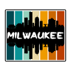 Milwaukee Wisconsin Usa Skyline Silhouette Matka