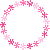 Pattern Frame Circle Flowers