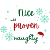 Nice until proven naughty Weihnachtspullover