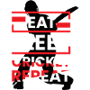 Eat Sleep Cricket Repeat