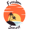 Liberté couché de soleil