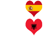 Albania and Spain genius / gift