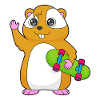 Hamster Skater Skateboard
