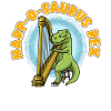 Harf-o-saurus Rex Harpiste harpiste