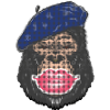 Gorilla Kiss pixel