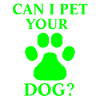 Puis-je caresser votre chien ?