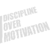 discipline over motivation quote