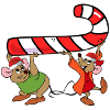 Jaq And Gus Christmas Candy