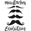 moustache évolution
