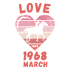 Amour équitation anniversaire Mars 1968