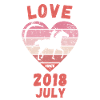 Anniversaire d’équitation d’amour Juillet 2018
