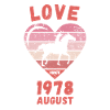 Amour équitation anniversaire août 1978