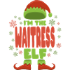 Waitress Christmas Elf