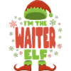 Waiter Christmas Elf