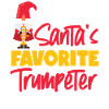 Trumpet Player Christmas Santa's
