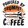 Trumpet Player Coffee Powered By