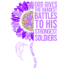 Epilepsy Awareness Sunflower