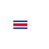 Costa Rica Flag Heartbeat