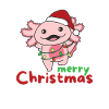 Axolotl Merry Christmas Winter Axolotls