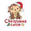 Monkey Christmas Monkeys Christmas Cutie