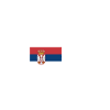 Serbia Flag Heartbeat