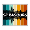 Strasburgo Francia Skyline Silhouette Viaggio Souveni
