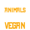 Animal rights activists vegan