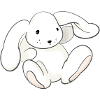 Lapin doudou bébé