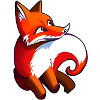 Bottomless cheerful Fox