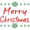 Merry Christmas eve Knitted Print