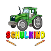 Schulkind 2023 Traktor