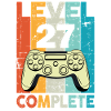 Level 27 Complete Gaming Birthday