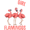fille flamant rose