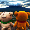 Teddys am Mount Fiji