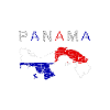 Panama Map Flag