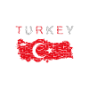 Turkey Map Flag