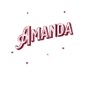 Amanda name personalized