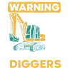 Easily Distracted By Diggers Excavator Vehicle