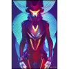Fox Wildlife Cyber Neon Punk Future Sci-Fi
