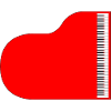 Red Grand Piano