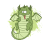 Fat Dragon Looks Funny Animal