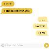I'm better than you